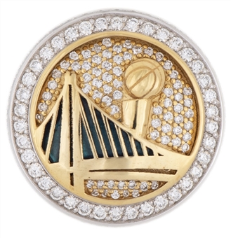 2016-17 Golden State Warriors NBA Championship Ring With Presentation Box - Victor Ortiz (Designer COA)